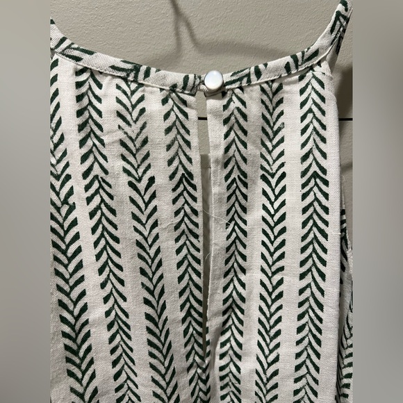 Emerson Fry HIGH NECK SHORT DRESS -
CLIMBING VINES LINEN NEW - Picture 7 of 14